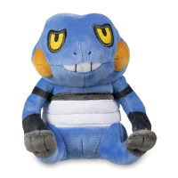 Officiële Pokemon center Pokemon fit knuffel Croagunk 13cm